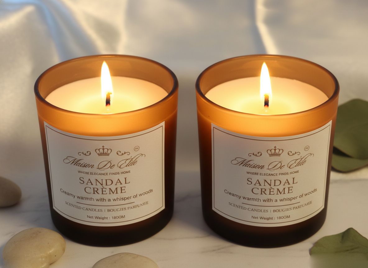 Sandal Crème - Creamy warmth with a whisper of woods.