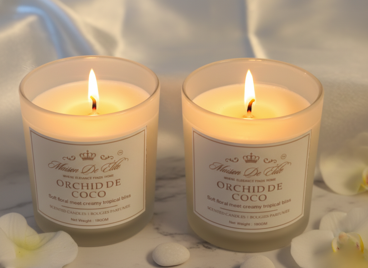 Orchid De Coco - Soft florals meet creamy tropical bliss