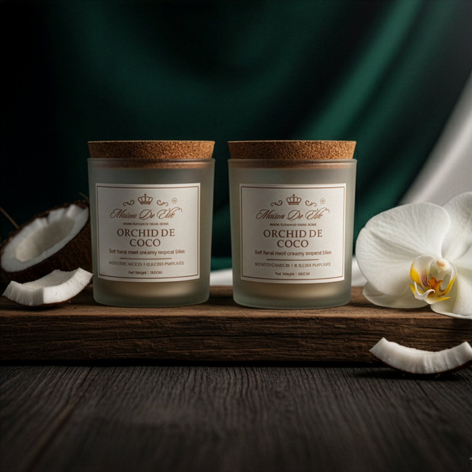 Orchid De Coco - Soft florals meet creamy tropical bliss
