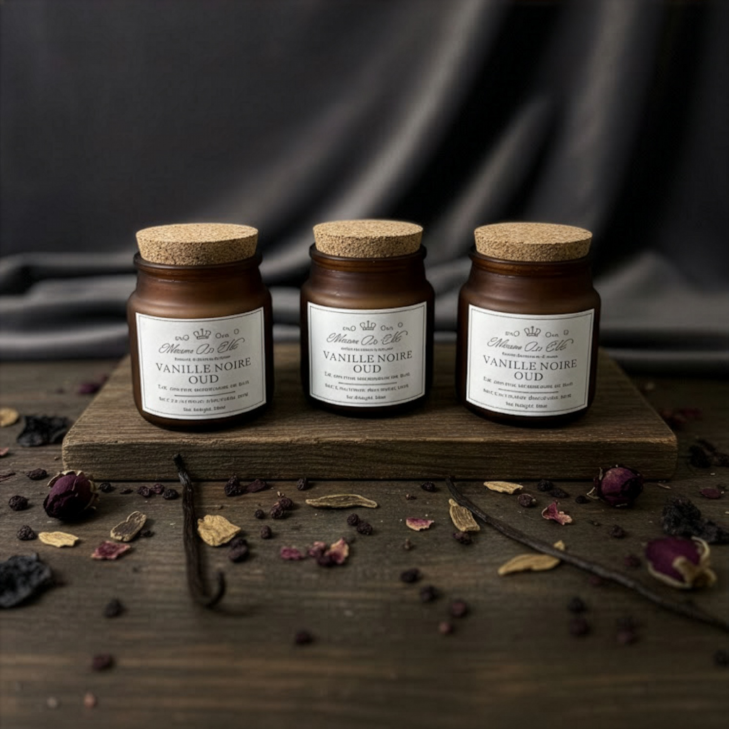 Vanille Noire - Oud Soft sweetness wrapped in smoky depth