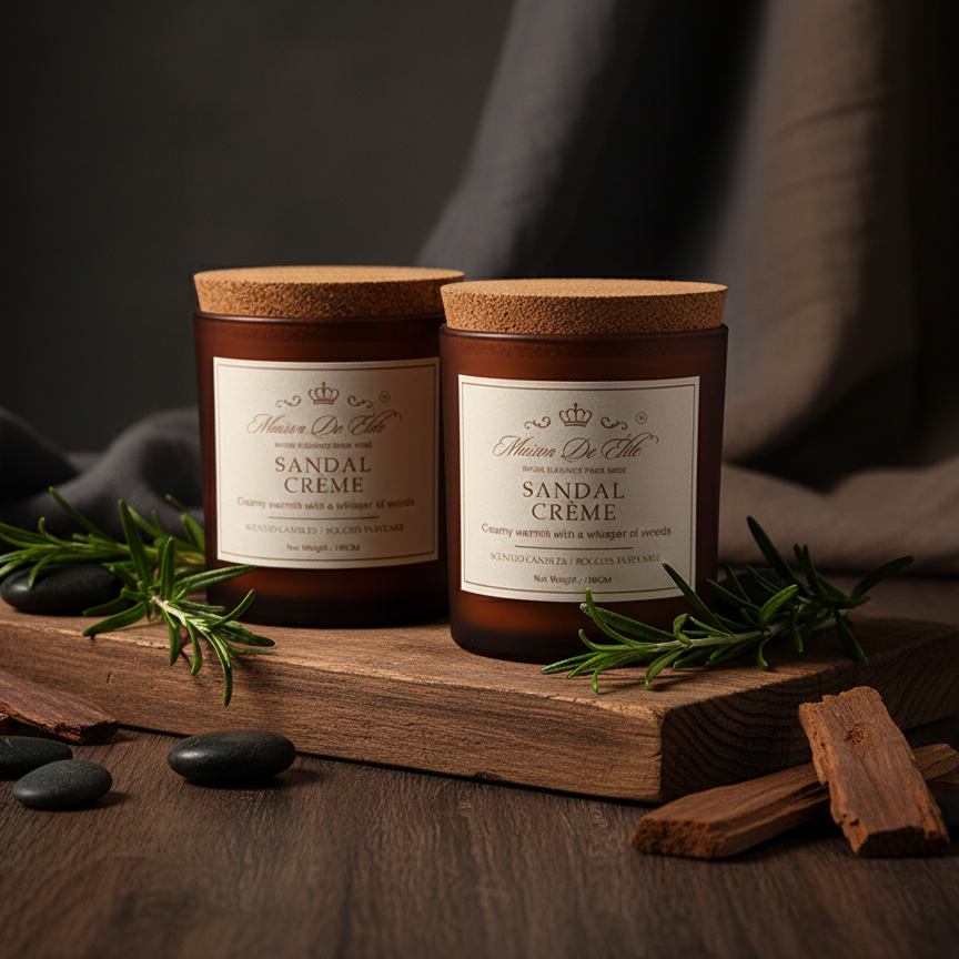 Sandal Crème - Creamy warmth with a whisper of woods.